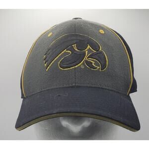 Zephyr University of Iowa Hawkeyes Fitted Cap Sz 8 NCAA Basketball Football Wool